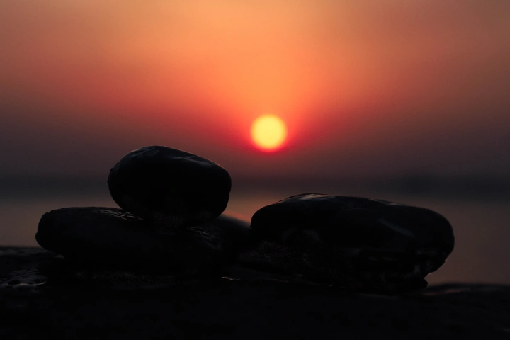 太湖日落