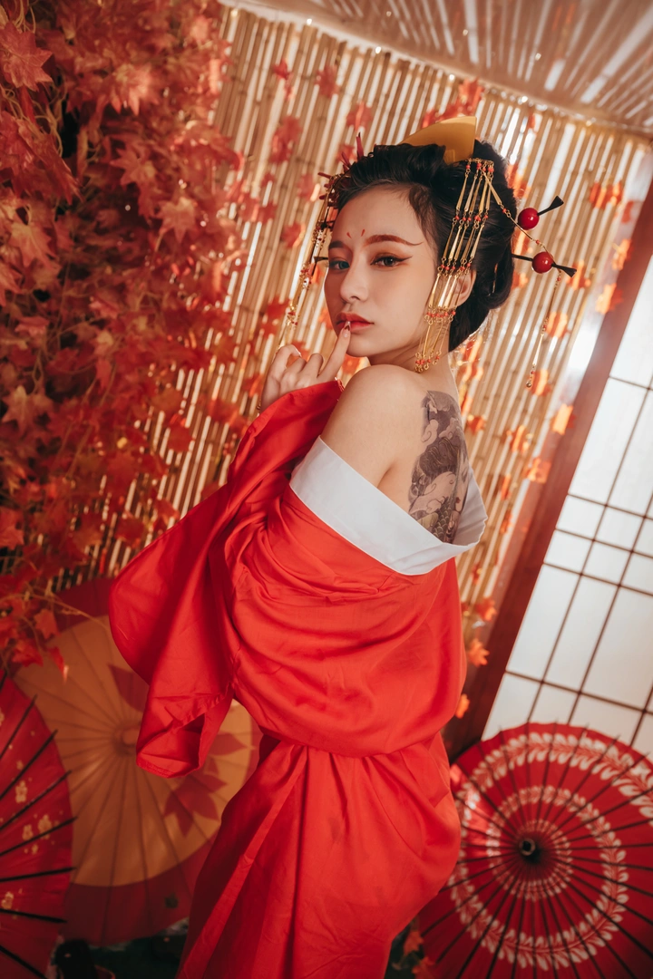 恶女花魁纹身