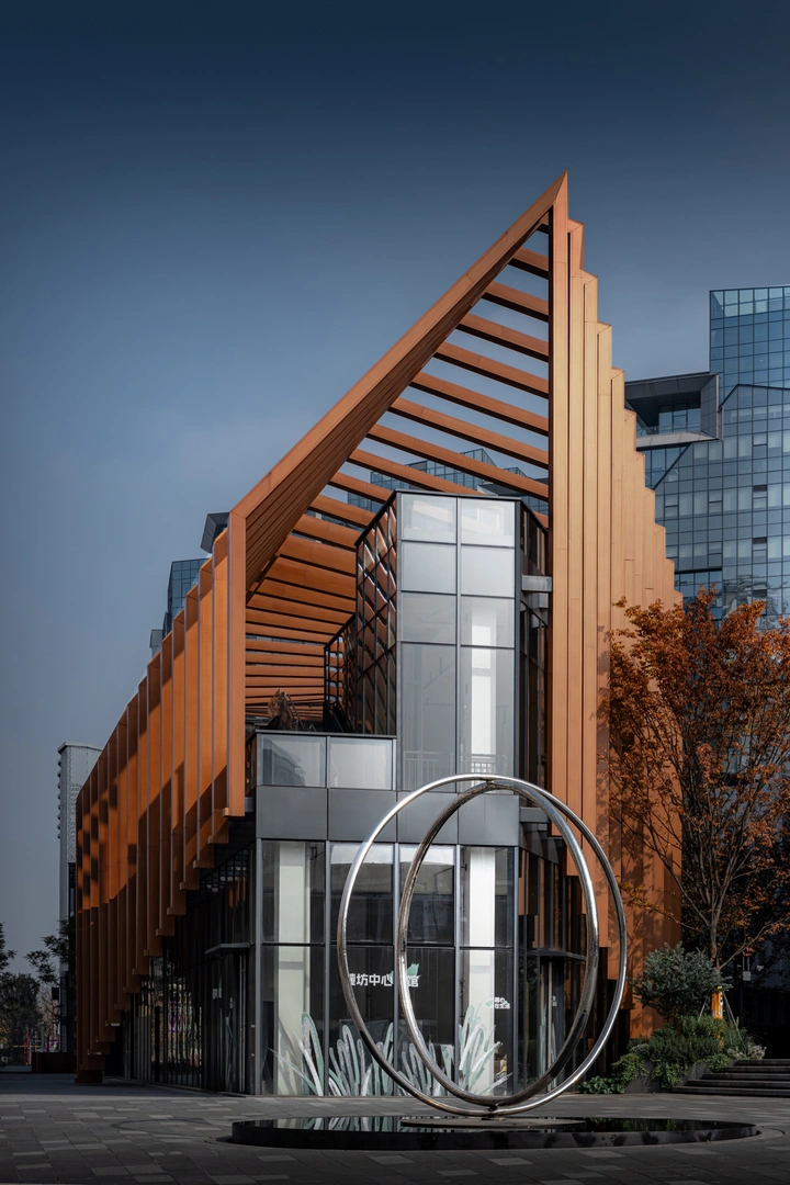 麓坊中心B馆.建筑拍摄