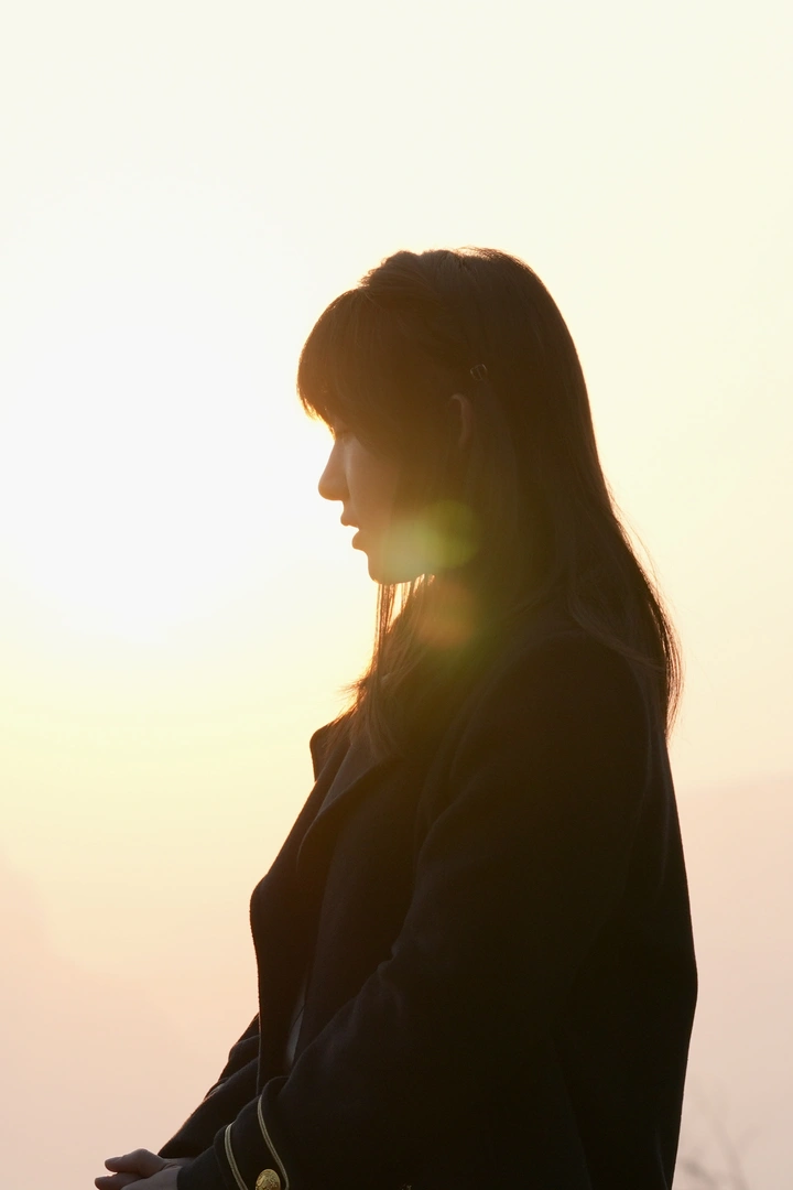 她与夕阳