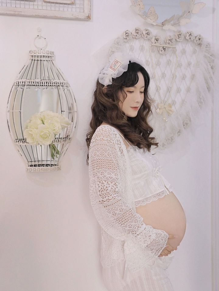 清新孕妇照