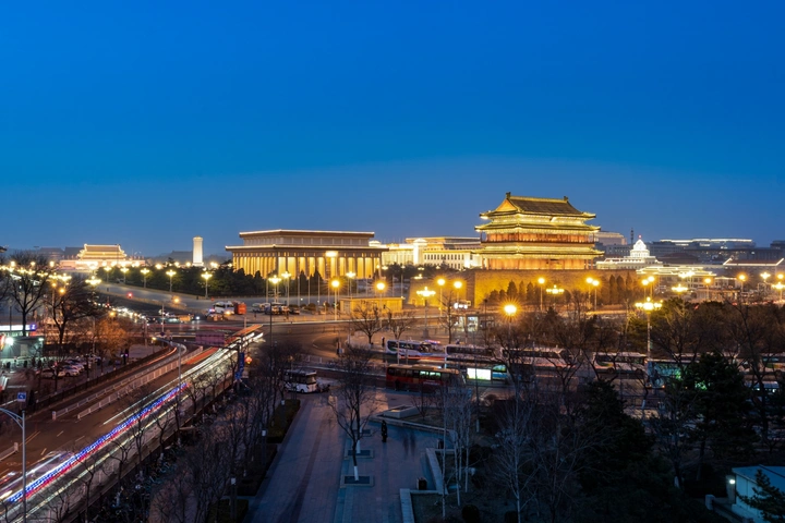 夜色正阳门
