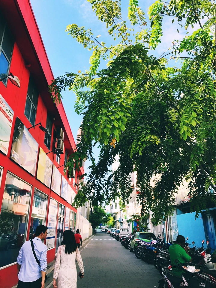 马尔代夫的街道