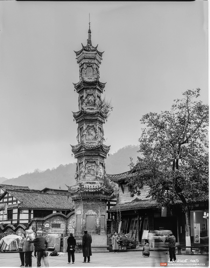 黑白胶片建筑