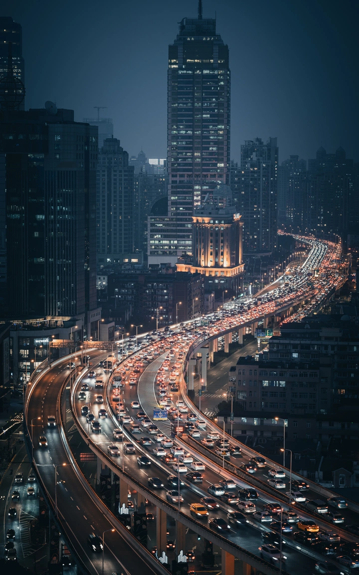 都市夜归