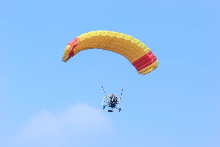空中飞翔