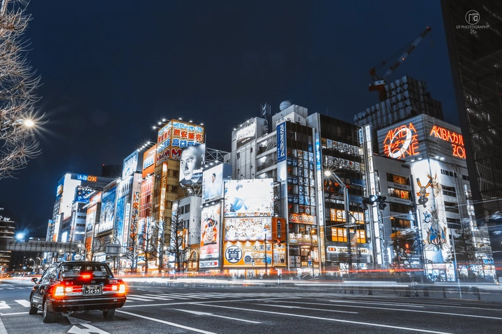 东京繁华的夜