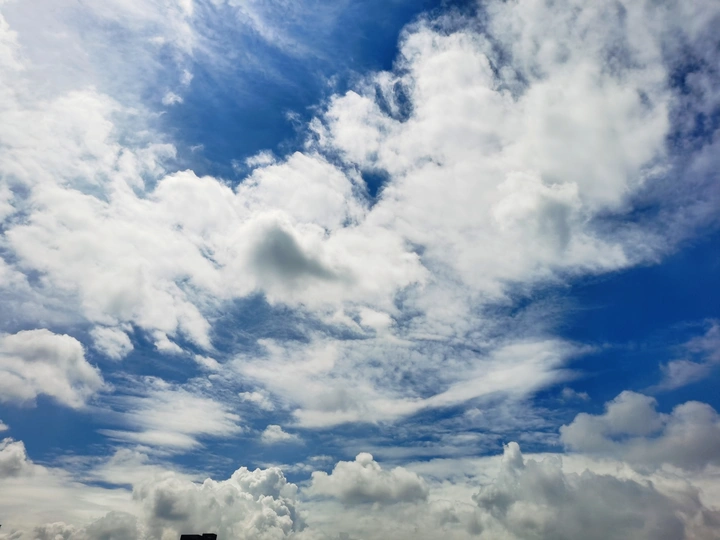 天空，白云