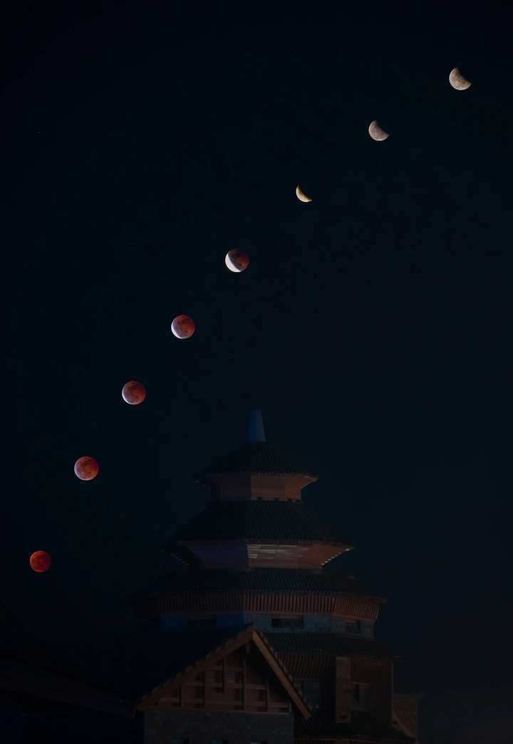 2022.11.8日的月食