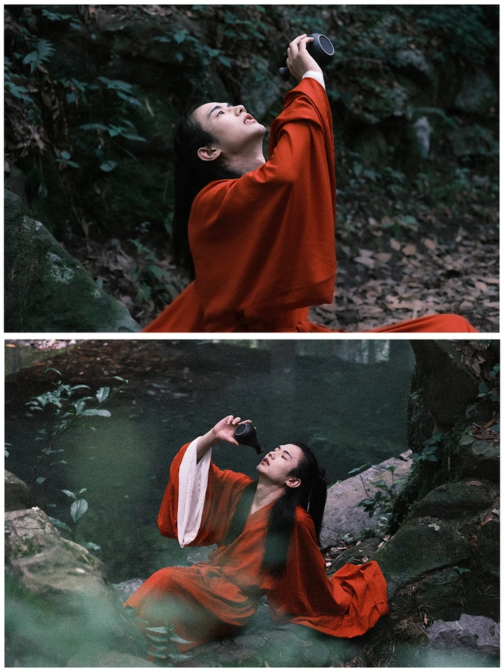 杭州云栖竹径胶片色汉服约拍