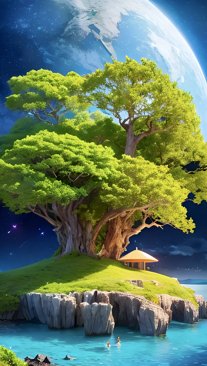 AI宣传画：只有一个地球