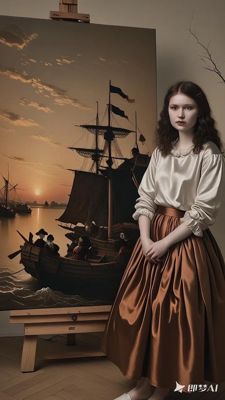 女画家介绍她的画作，结果…