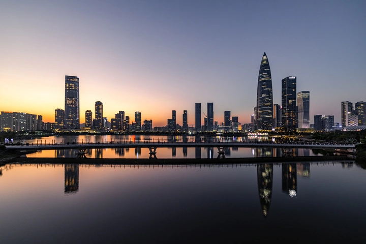 深圳湾黄昏