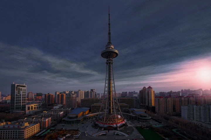 哈尔滨地标建筑-龙塔