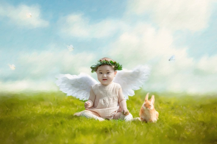 每个宝贝都是妈妈的小天使?