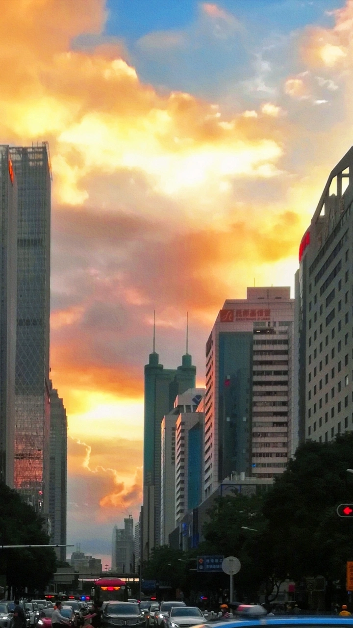 美丽夕阳