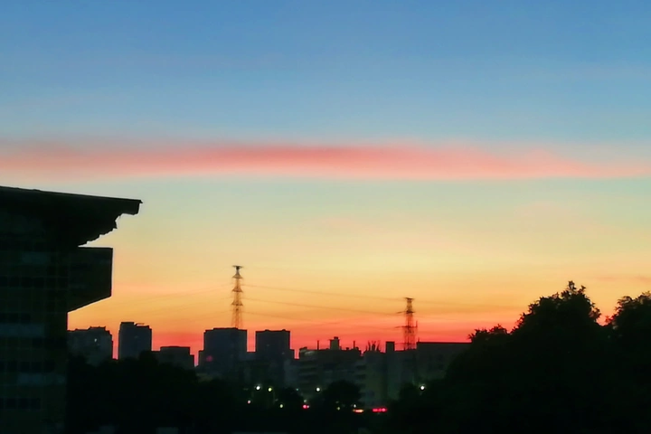 落霞满天