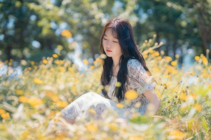 南阳白河湿地公园|仙气女孩