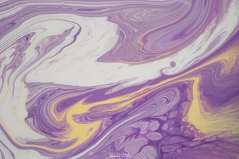 混合不同颜色颜料所形成的抽象图案