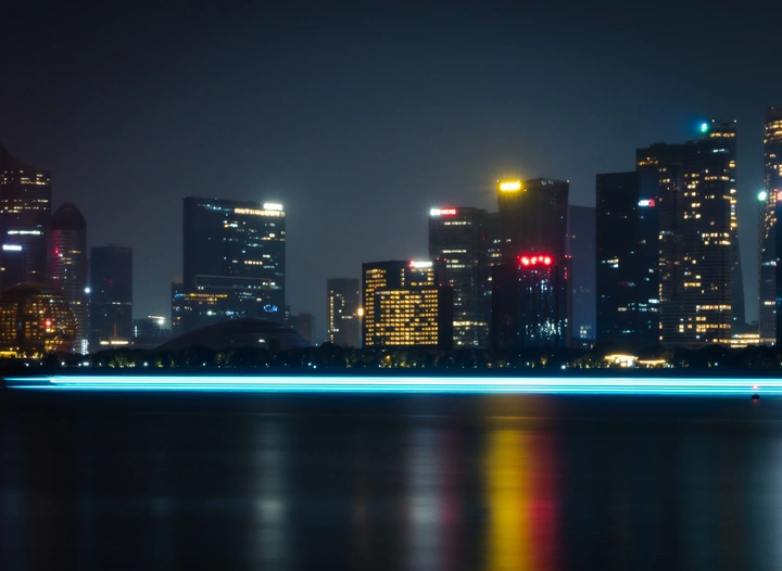 钱塘江夜景