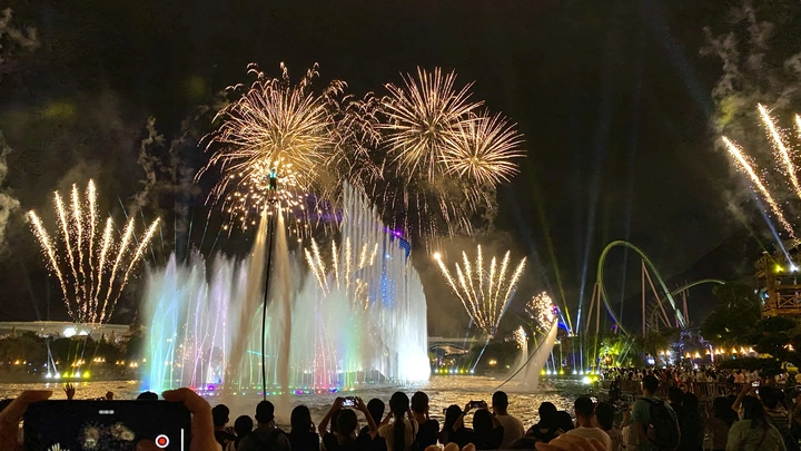 珠海长隆海洋王国之烟花季