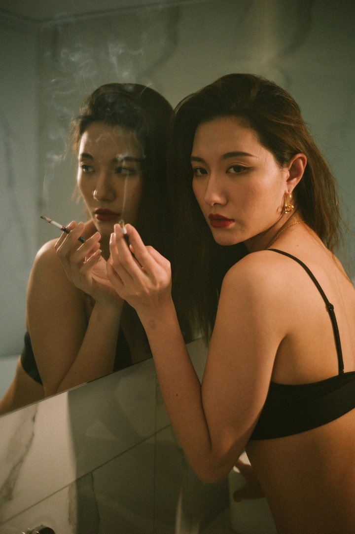 Smoking…