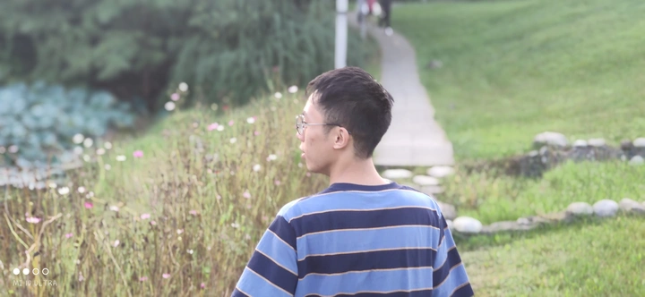 成都东软学院傍晚景色