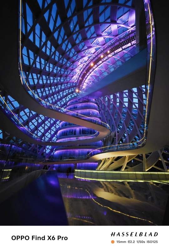 建筑物夜晚的灯光