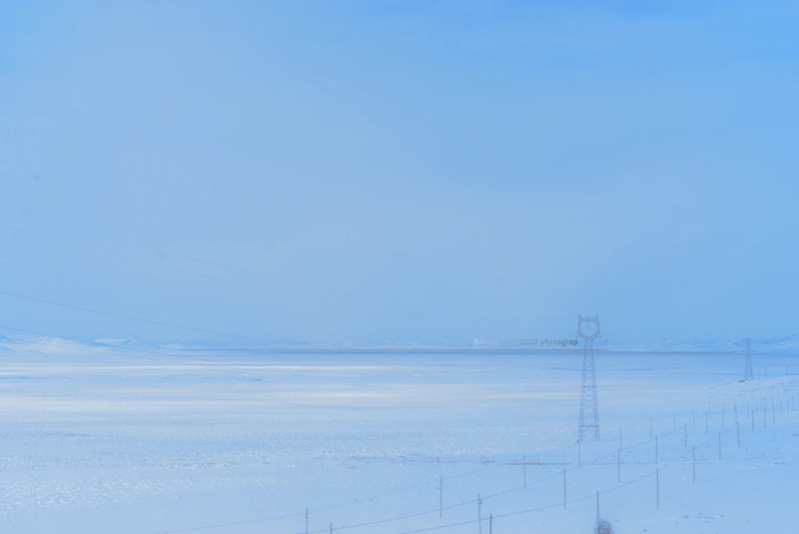 若尔盖雪景