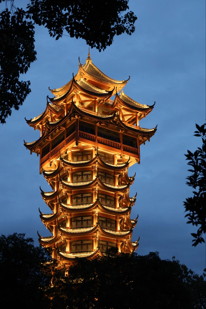 随拍吧，塔子山九天楼