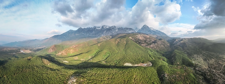 群峰之间