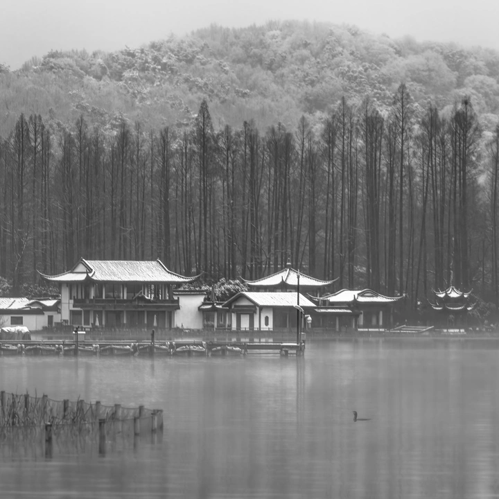 西湖雪