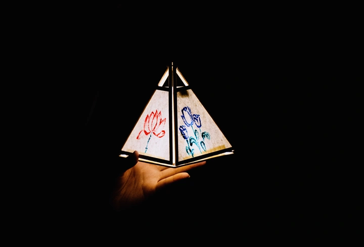 美丽灯花