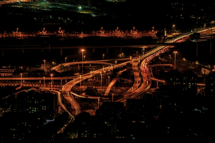 俯瞰金陵夜景