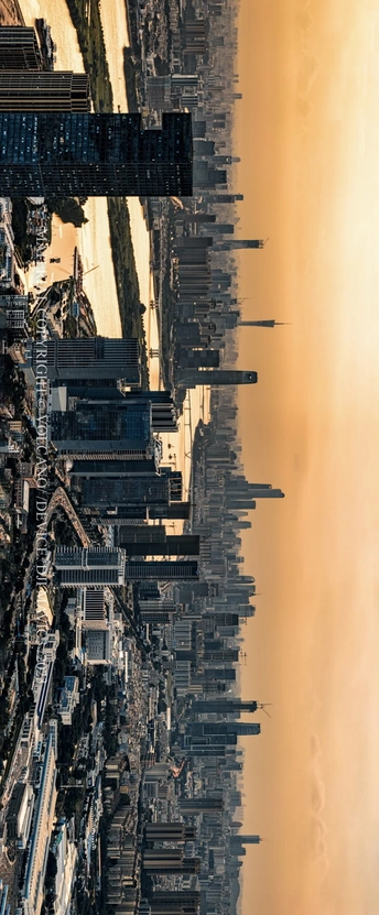 高楼大厦和摩天大楼的城市景观