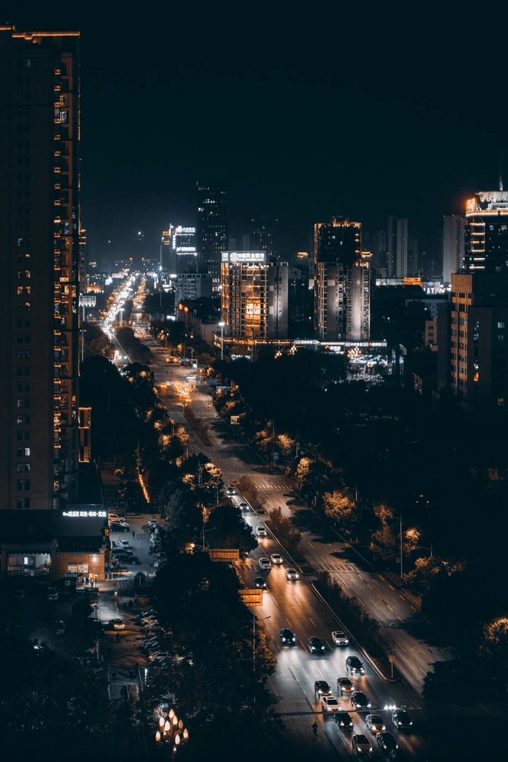 小城夜色