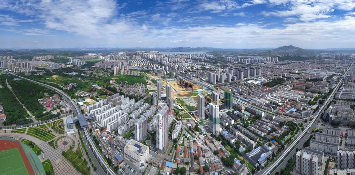 俯瞰邹城