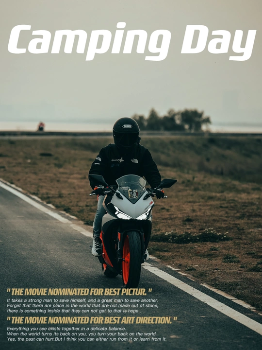 一个戴着黑色头盔的男人在路上骑摩托车