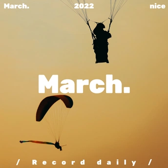 降落伞上的人的海报