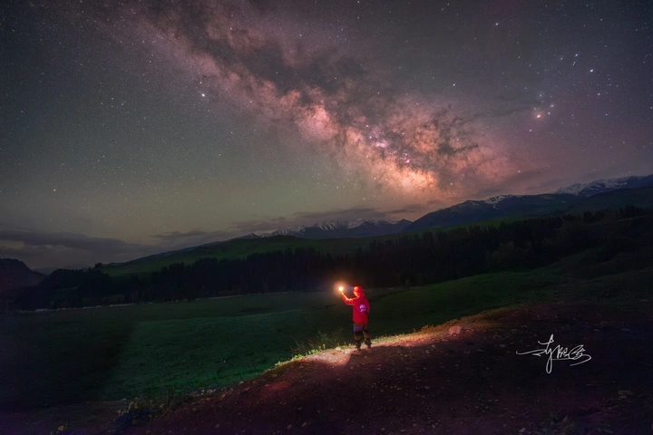 唐布拉画卷里的星河