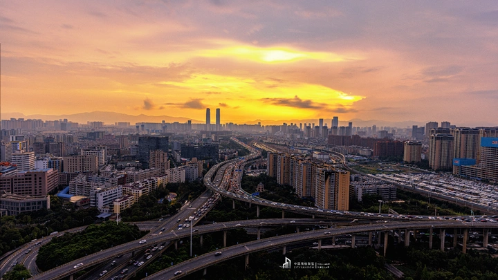 昆明雨后黄昏