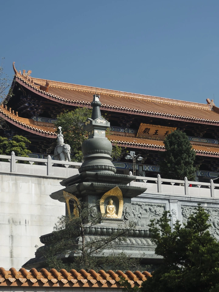 千佛塔角风景