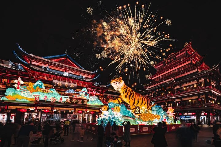 2022年的除夕城隍庙