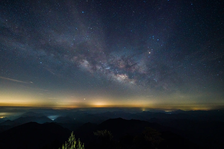浩瀚星空-杭州临安牵牛岗银河