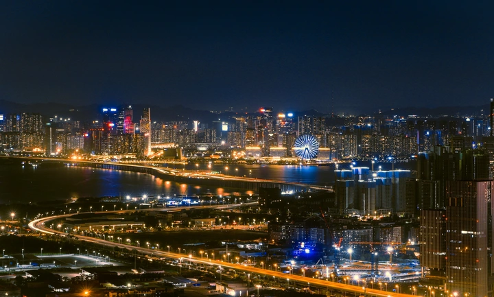 深圳湾夜景