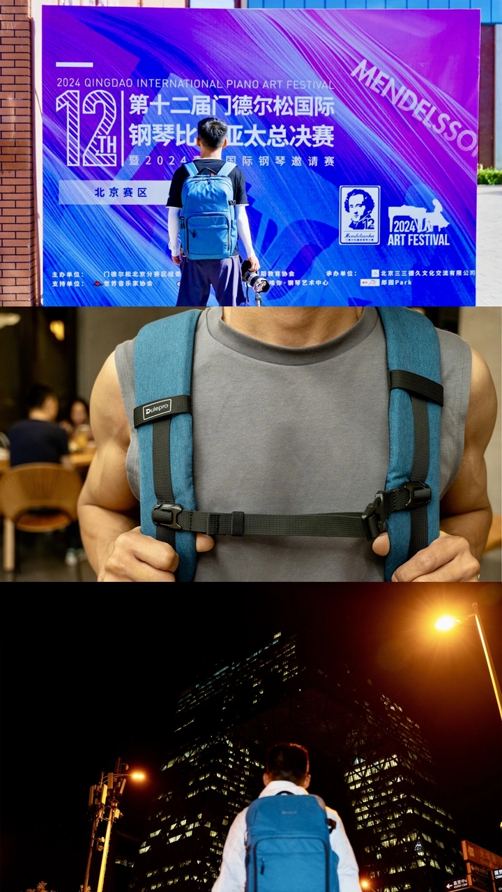 这是一款既能装又能装的摄影包