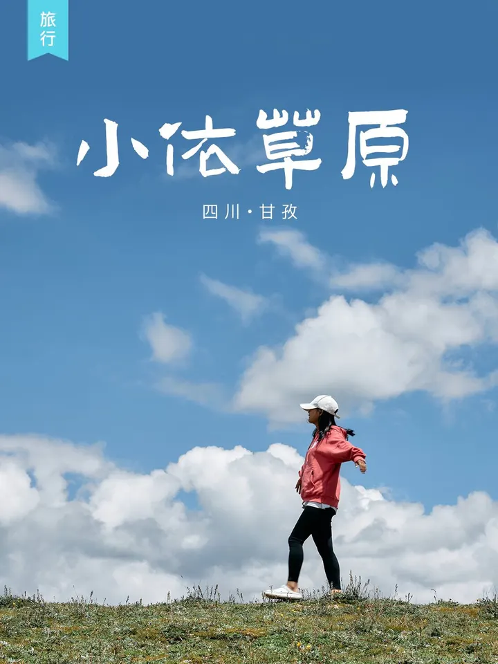 甘孜📍 在小依草原抚白云