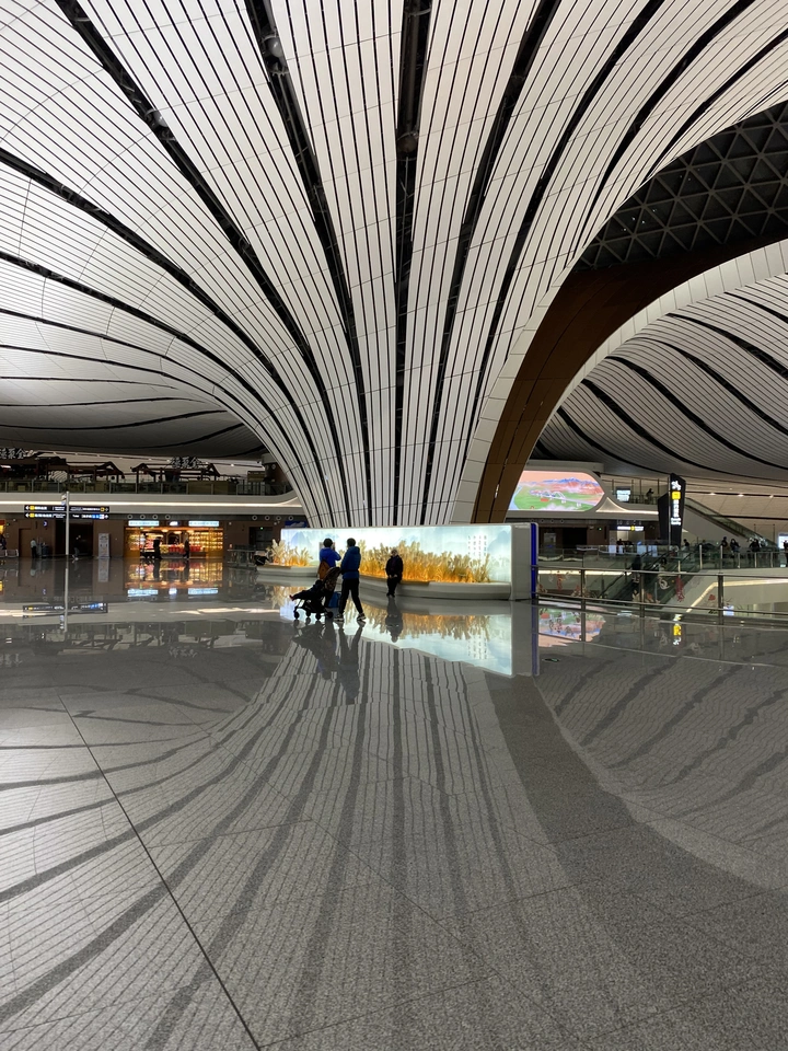 2020年初大兴机场的某个早晨