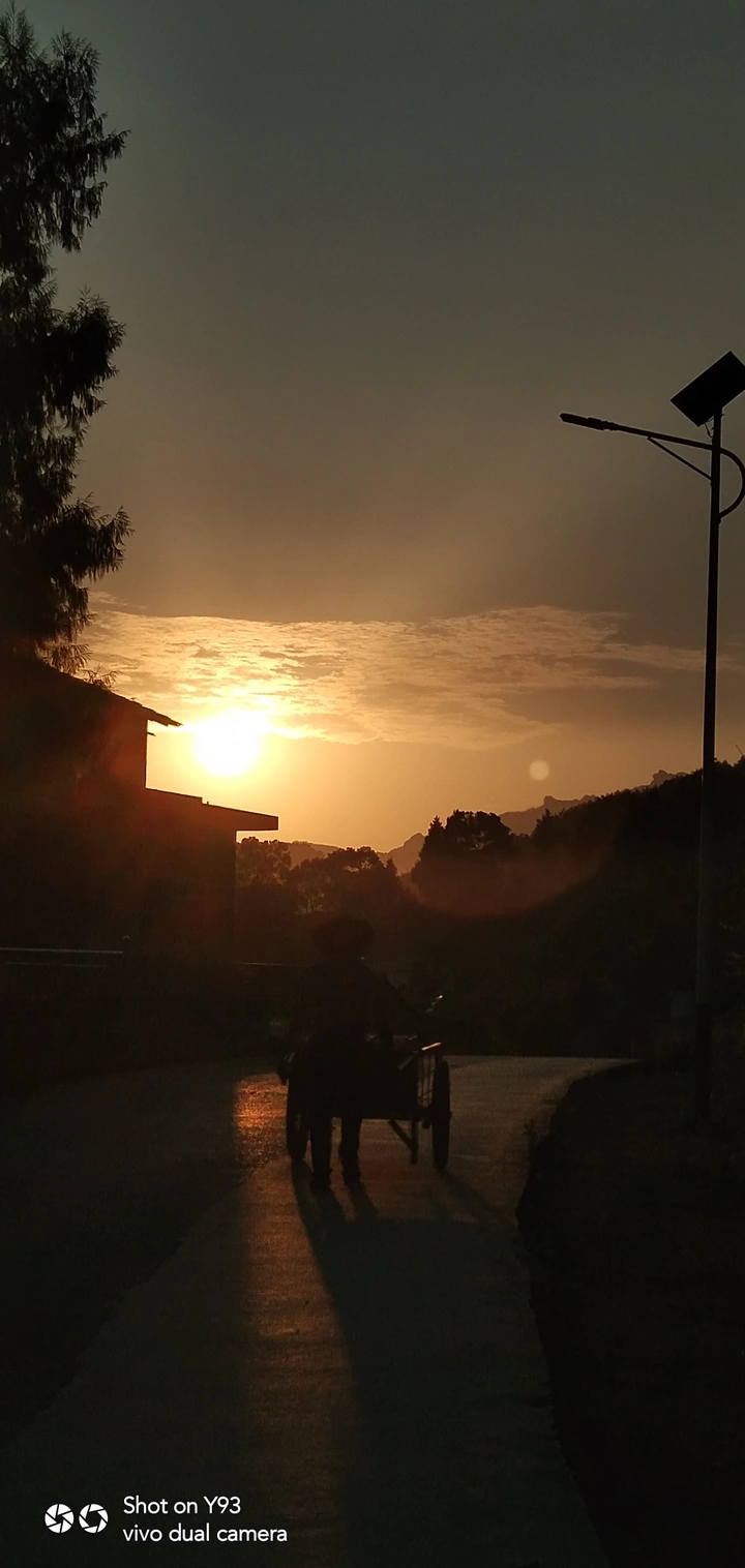 夕阳西下