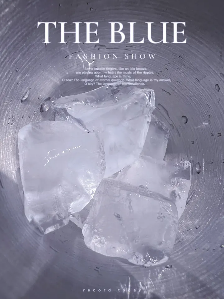 The blue